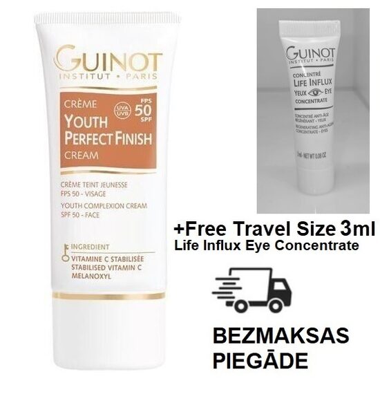 Guinot Tonējošs krēms Youth Perfect Finish Cream SPF50 30ml